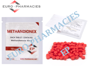 Euro Pharmacies Methandionex 10 (Dianabol) – 10mg/tab – 100 tab/bag