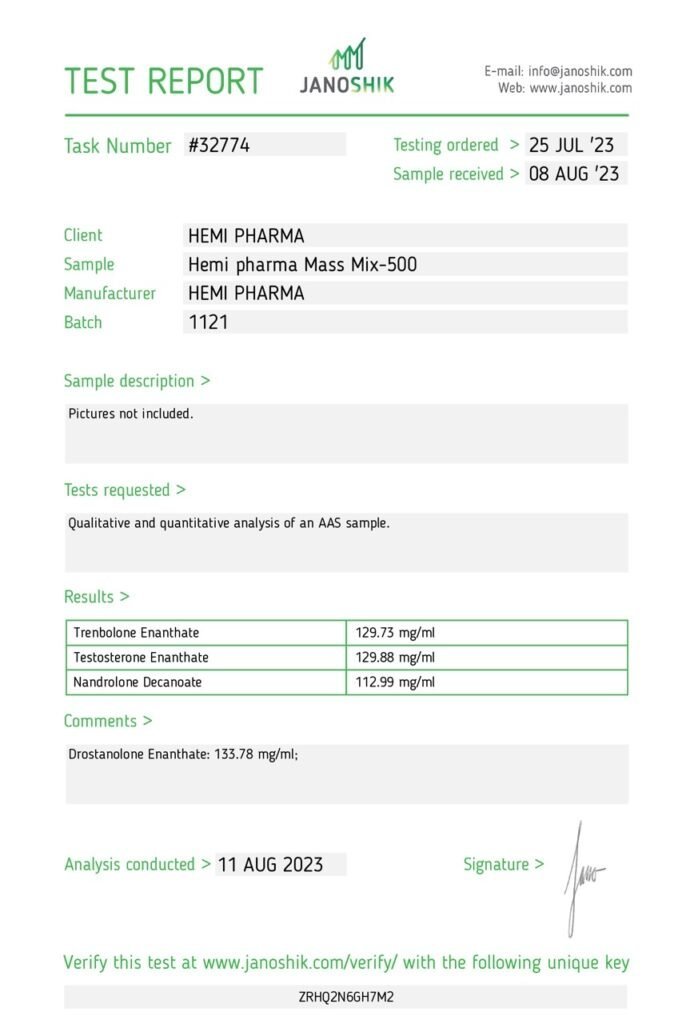 Hemi Pharma Mass Mix 500 - Image 2