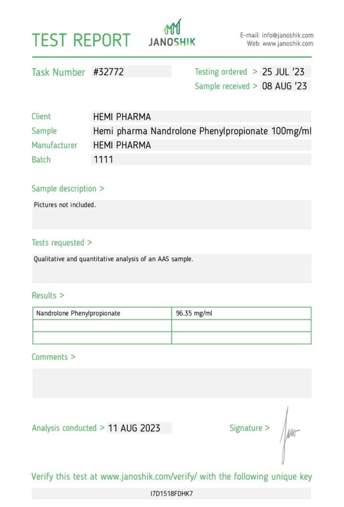 Hemi Pharma Nandrophenyl (NPP) 100mg - Image 2