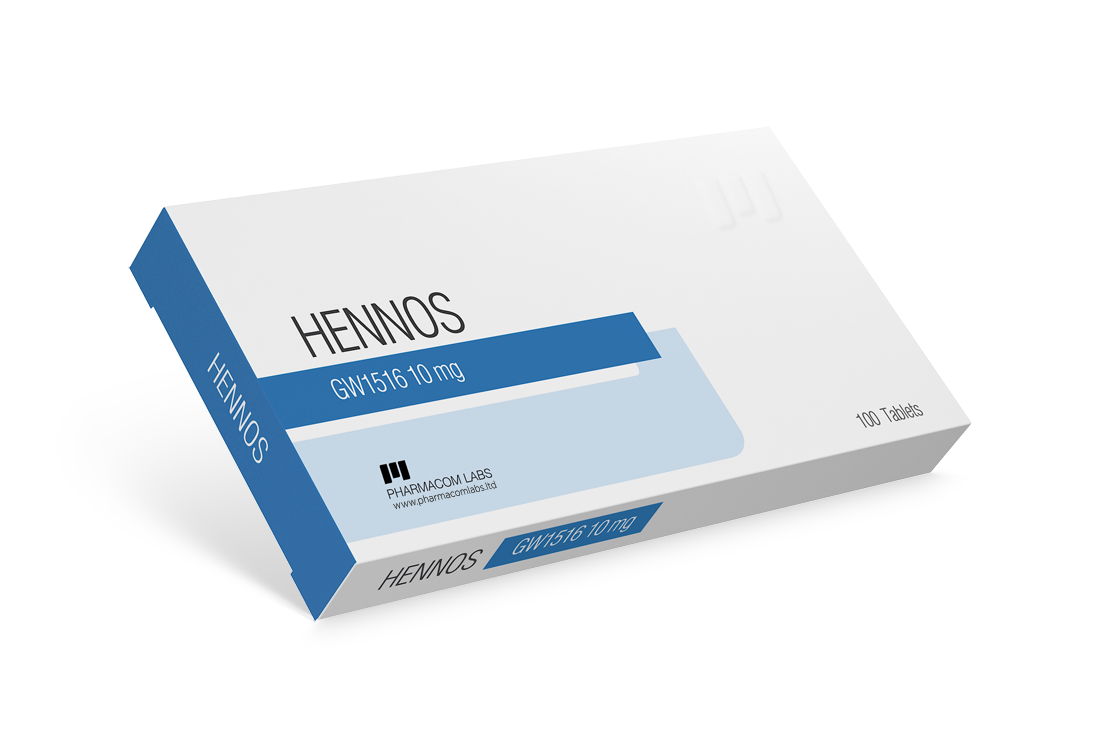 Pharmacom Hennos 10 GW1516 100 Pills X 10mg