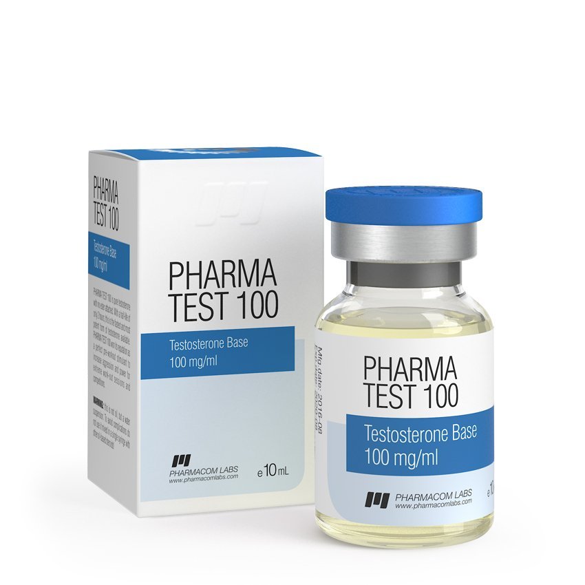 Pharmacom Pharmatest 100 Water Base Testosterone Base -: 10ml/Vial, 100 mg/ml